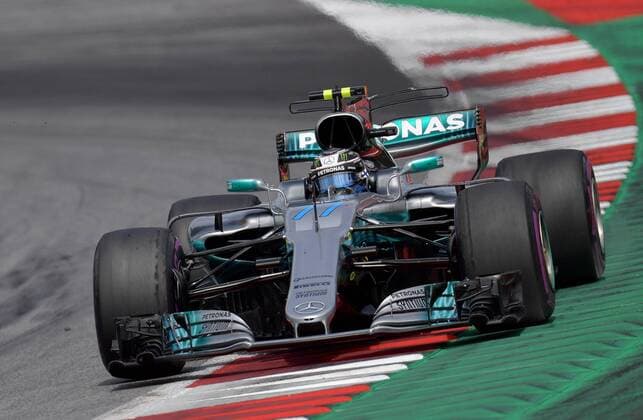 FORMULA 1 - GP of Austria 2017 SPIELBERG,AUSTRIA,09.JUL.17 - MOTORSPORTS, FORMULA 1 - Grand Prix of Austria, Red Bull Ring. Image shows Valtteri Bottas (FIN Mercedes). GEPAxpictures xMichaelxRiedler