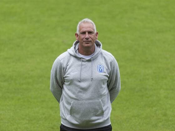Fußball 3. Liga, Porträttermin 2017 2018 SV Meppen am 08.07.2017 in der Hänsch-Arena in Meppen. Trainer Christian Neidhart LS
