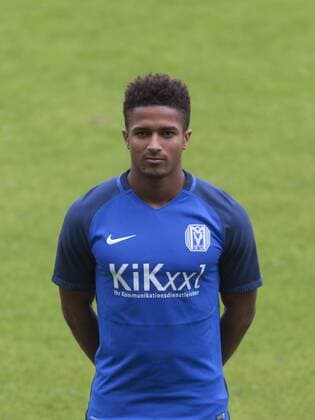 Fußball 3. Liga, Porträttermin 2017 2018 SV Meppen am 08.07.2017 in der Hänsch-Arena in Meppen. Fabian Macaulay Senninger LS