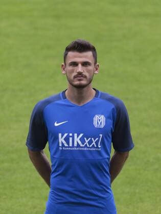 Fußball 3. Liga, Porträttermin 2017 2018 SV Meppen am 08.07.2017 in der Hänsch-Arena in Meppen. Haris Hyseni LS