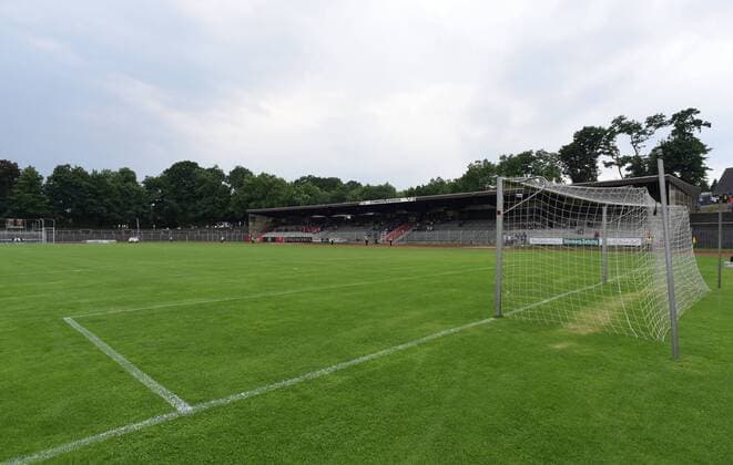 08.07.2017, Fussball GER, 1. Bundesliga Saison 2017 2018, Testspiel, SpVgg Erkenschwick - FC Schalke 04, Das Stimberg Stadion in Oer Erkenschwick, Innenansicht mit Spielfeld