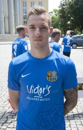 Das Team des ersten FC Saarbrücken am Samstag (08.07.2017) in Saarbrücken. Im Bild: Marco Kehl-Gomez ( 33). bub
