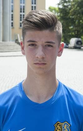 Das Team des ersten FC Saarbrücken am Samstag (08.07.2017) in Saarbrücken. Im Bild: Lukas Quirin ( 31). bub