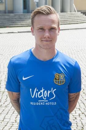 Das Team des ersten FC Saarbrücken am Samstag (08.07.2017) in Saarbrücken. Im Bild: Sascha Wenninger ( 19). bub