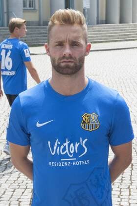 Das Team des ersten FC Saarbrücken am Samstag (08.07.2017) in Saarbrücken. Im Bild: Marwin Studtrucker ( 18). bub
