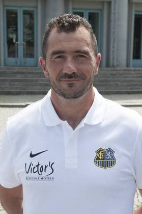 Das Team des ersten FC Saarbrücken am Samstag (08.07.2017) in Saarbrücken. Im Bild: Frank Kackert (Torwart-Trainer). bub