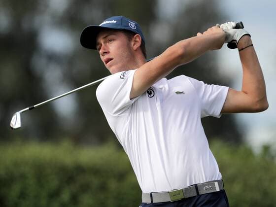 GOLF - European Amateur Team Championship ATZENBRUGG,AUSTRIA,11.JUL.17 - GOLF - European Amateur Team Championship, Diamond Country Club. Image shows Edgar Catherine (FRA). GEPAxpictures xWalterxLuger