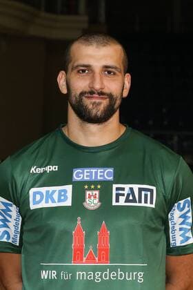 Zeljko Musa (SC Magdeburg) - Handball Bundesliga Saison 2017-2018 Offizeller Fototermin SC Magdeburg in der GETEC Arena in Magdeburg - Einzelbild,Portrait,Deutschland, Handball, Mann, Maenner,12.07.2017