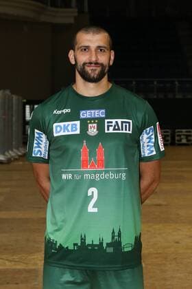 Zeljko Musa (SC Magdeburg) - Handball Bundesliga Saison 2017-2018 Offizeller Fototermin SC Magdeburg in der GETEC Arena in Magdeburg - Einzelbild,Portrait,Deutschland, Handball, Mann, Maenner,12.07.2017