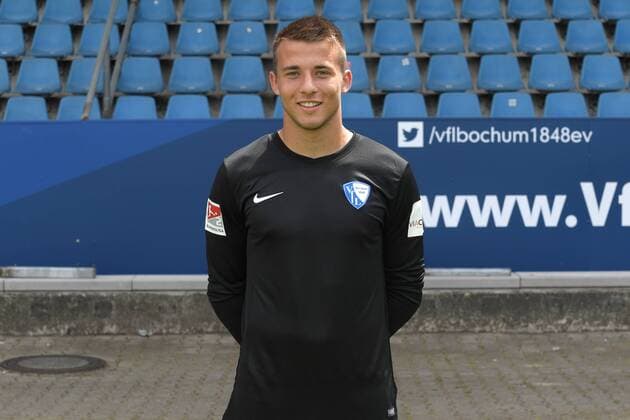Fußball, GER, 2.BL, Porträttermin 2017 2018, VfL Bochum, Torwart Florian Kraft (VfL Bochum)