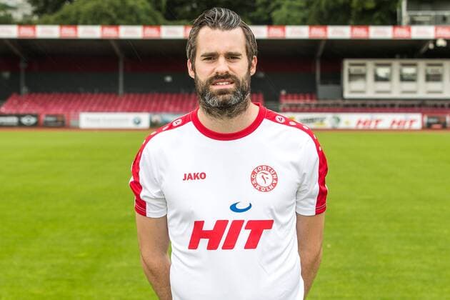 Fußball, GER, 3.Liga, Porträttermin 2017 2018, S. C. Fortuna Köln, Kristoffer Andersen ( Koeln ) Portraittermin Fortuna Köln