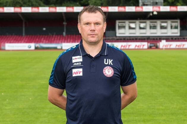 Fußball, GER, 3.Liga, Porträttermin 2017 2018, S. C. Fortuna Köln, Trainer Uwe Koschinat ( Koeln ) Portraittermin Fortuna Köln