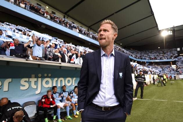 Fußball, CL Quali, Malmö FF - Vardar Skopje 170712 Malmö FFs tränare Magnus Pehrsson före fotbollsmatchen i kvalet till Champions League mellan Malmö FF och Vardar den 12 juli 2017 i Malmö.  Copyright: PETTERxARVIDSON BB170712PA028