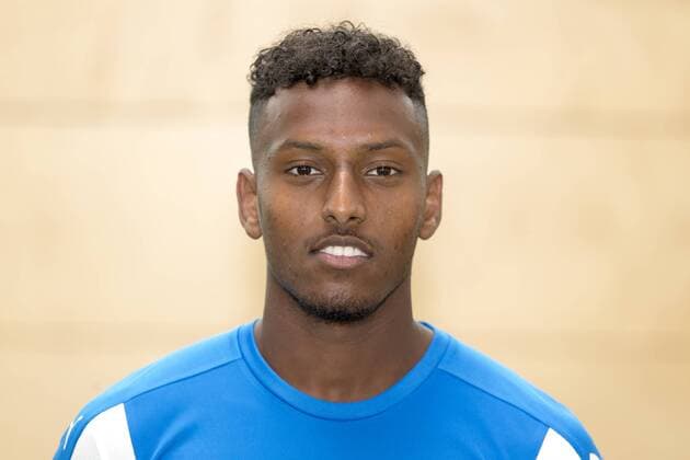 Fußball, GER, 2.BL, Porträttermin 2017 2018, Holstein Kiel, Joel Gerezgiher (Holstein Kiel). Holstein Kiel, Fussball, 2. Liga, 12.07.17 Kiel Schleswig-Holstein Germany Trainingszentrum Projensdorf Copyright: xAgentur54GradFelixxKoenigx