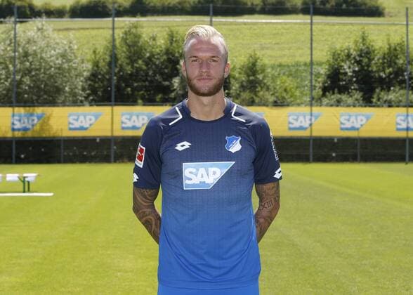 Kevin Vogt (Hoffenh) . Fototermin 1899 Hoffenheim 2017-2018 . Sinsheim, GER, 13.07.2017 , Fussball 1. Bundesliga 2017 2018.