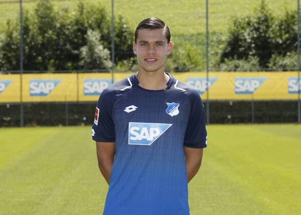 Justin Hoogma (Hoffenh) . Fototermin 1899 Hoffenheim 2017-2018 . Sinsheim, GER, 13.07.2017 , Fussball 1. Bundesliga 2017 2018.