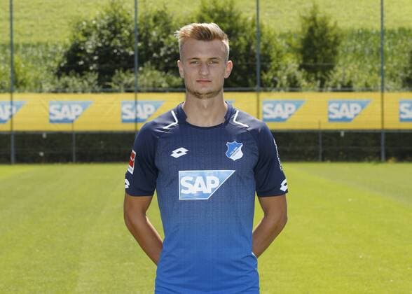 Stefan Posch (Hoffenh) . Fototermin 1899 Hoffenheim 2017-2018 . Sinsheim, GER, 13.07.2017 , Fussball 1. Bundesliga 2017 2018.