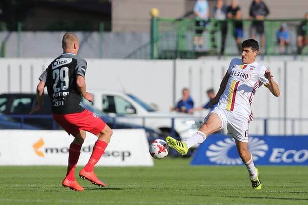 RUZOMBEROK 13.07.2017 PILKA NOZNA SEZON 2017 18 LIGA EUROPY II RUNDA ELIMINACJI MFK RUZOMBEROK - SK BRANN NZ. KRISTI QOSE (MFK RUZOMBEROK) FOT. MICHAL CHWIEDUK FOKUSMEDIA NEWSPIX.PL RUZOMBEROK 13.07.2017 SPORT FOOTBALL SEASON 2017 18 EUROPA LEAGUE II ROUND QUALIFICATION SECOND ROUND MFK RUZOMBEROK - SK BRANN FOT. MICHAL CHWIEDUK FOKUSMEDIA NEWSPIX.PL --- Newspix.pl  170713CHW017