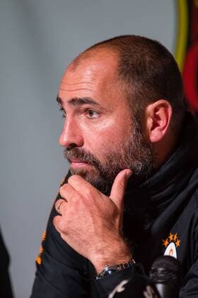 170713 galatasarays tränare Igor Tudor pa presskonferens efter fotbollsmatchen i kvalet till Europa League mellan Östersund och Galatasaray den 13 juli 2017 i Östersund.  Copyright: TOBIASxNYKÄNEN BB170713TN058