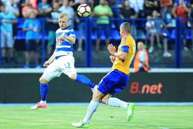 UEFA Osijek vs Luzern - Osijek, Croatia 13.07.2017., Osijek Croatia - First leg of the 2nd UEFA European League pre-match, Nk Osijek vs FC Luzern. Petar Bockaj.  DavorxJavorovic PIXSELL