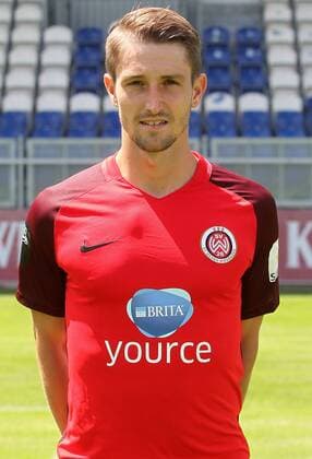 13.07.2017, xsvx, Fussball 3.Liga, SV Wehen Wiesbaden Fototermin, Fußball, GER 3.Liga PortraÌˆttermin 2017 2018, emonline, Neuzugang Stephan Andrist (SV Wehen Wiesbaden) Wiesbaden