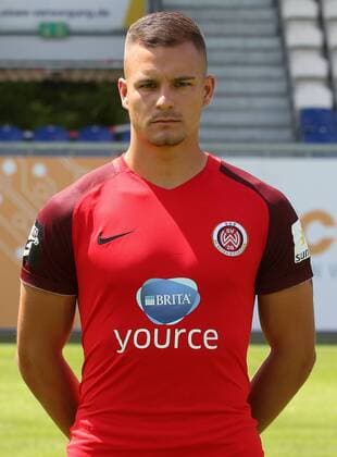 13.07.2017, xsvx, Fussball 3.Liga, SV Wehen Wiesbaden Fototermin, Fußball, GER 3.Liga PortraÌˆttermin 2017 2018, emonline, Sebastian Mrowca (SV Wehen Wiesbaden) Wiesbaden