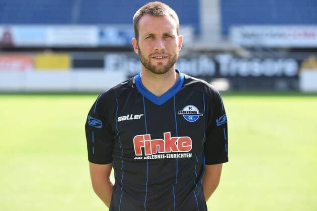 Fußball 3. Liga, Porträttermin 2017 2018 Porträttermin SC Paderborn 07 am 13.07.2017 in der Benteler-Arena in Paderborn Marc-Andre Kruska (Paderborn) MT