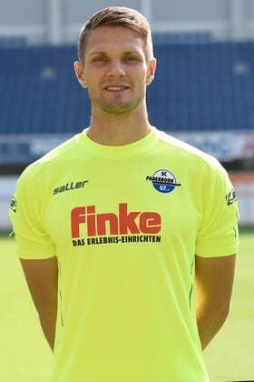 Fußball 3. Liga, Porträttermin 2017 2018 Porträttermin SC Paderborn 07 am 13.07.2017 in der Benteler-Arena in Paderborn Torwart Till Brinkmann (Paderborn) MT