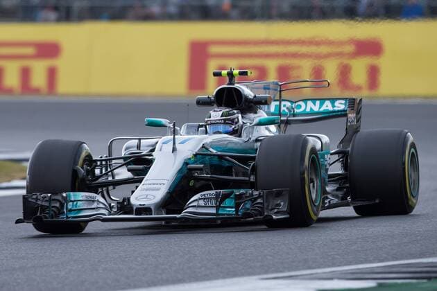 July 14th 2017, Silverstone, Northamptonshire, England; British Formula One Grand Prix, Free Practice; Mercedes AMG Petronas Motorsport driver Valtteri Bottas during first practice xTimxWilliamsx  ActionPlus11901130