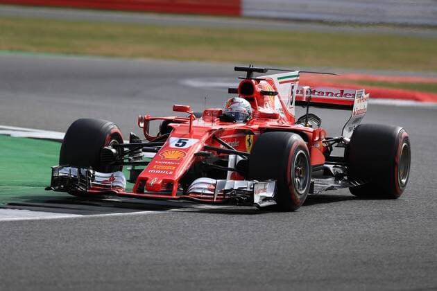 Bilder des Tages - SPORT July 14th 2017, Silverstone, Northamptonshire, England; British Formula One Grand Prix, Free Practice; Sebastian Vettel - Scuderia Ferrari SF70H xOctanex  ActionPlus11901495