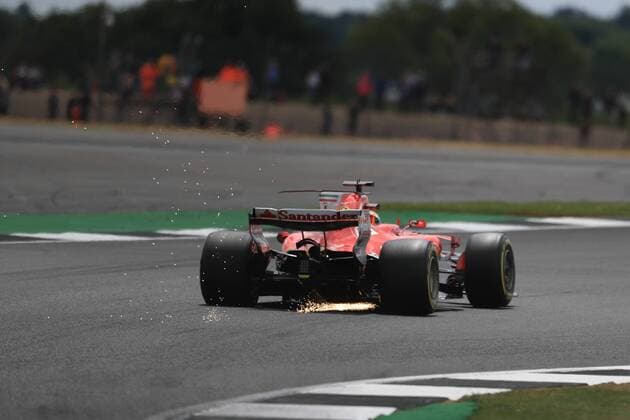 July 14th 2017, Silverstone, Northamptonshire, England; British Formula One Grand Prix, Free Practice; Sebastian Vettel - Scuderia Ferrari SF70H xOctanex  ActionPlus11901513