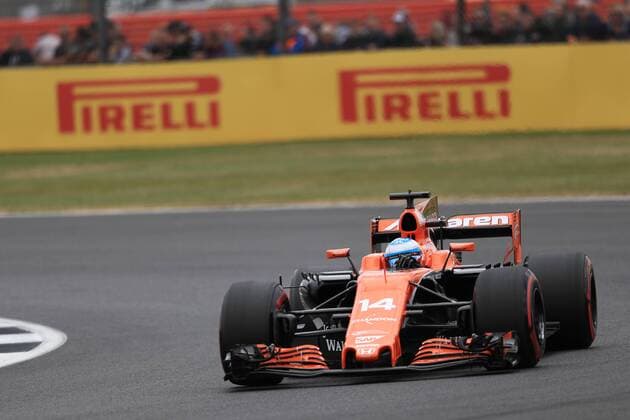 July 14th 2017, Silverstone, Northamptonshire, England; British Formula One Grand Prix, Free Practice; Fernando Alonso - McLaren Honda MCL32. xOctanex  ActionPlus11901525