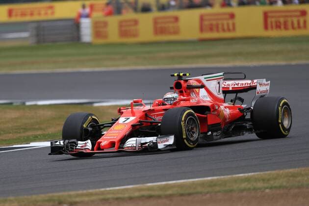 July 14th 2017, Silverstone, Northamptonshire, England; British Formula One Grand Prix, Free Practice; Kimi Raikkonen - Scuderia Ferrari SF70H xOctanex  ActionPlus11901530