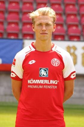VIKTOR FISCHER 1. FSV MAINZ 05 FUSSBALL, GER, 1.BL, PORTRAETTERMIN 2017 2018, 