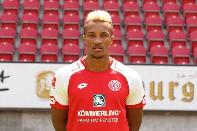 JEAN-PHILIPPE GBAMIN 1. FSV MAINZ 05 FUSSBALL, GER, 1.BL, PORTRAETTERMIN 2017 2018, 