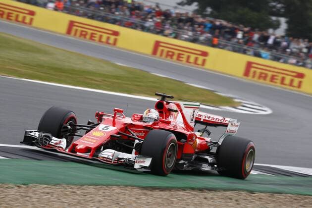 Motorsports: FIA Formula One World Championship WM Weltmeisterschaft 2017, Grand Prix of Great Britain, 5 Sebastian Vettel (GER, Scuderia Ferrari), Silverstone Great Britain xHOCHxZWEIx