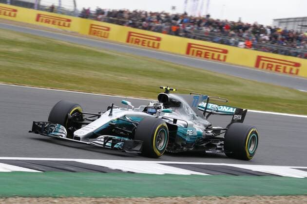 Motorsports: FIA Formula One World Championship WM Weltmeisterschaft 2017, Grand Prix of Great Britain, 77 Valtteri Bottas (FIN, Mercedes AMG Petronas F1 Team), Silverstone Great Britain xHOCHxZWEIx