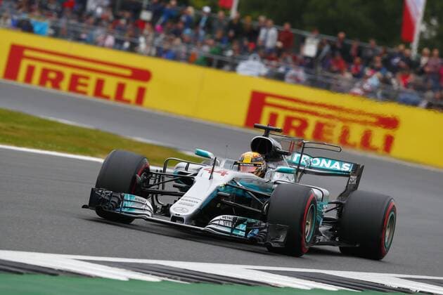 Motorsports: FIA Formula One World Championship WM Weltmeisterschaft 2017, Grand Prix of Great Britain, 44 Lewis Hamilton (GBR, Mercedes AMG Petronas F1 Team), Silverstone Great Britain xHOCHxZWEIx