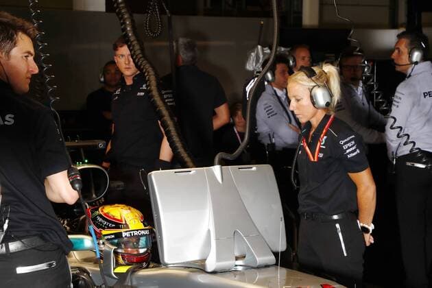 Motorsports: FIA Formula One World Championship WM Weltmeisterschaft 2017, Grand Prix of Great Britain, 44 Lewis Hamilton (GBR, Mercedes AMG Petronas F1 Team), Silverstone Great Britain xHOCHxZWEIx