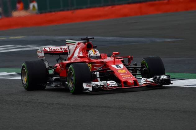 Sebastian Vettel (GER 5), Scuderia Ferrari, Grosser Preis von England 2017,Qualifying, Motorsport, Formel 1, 15.07.2017, Silverstone Copyright: xAndre Eibner-Pressefotox EP_JAE