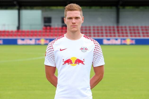 RB Leipzig Fussball Saison 2017-18 Leipzig, 15.07.2017, Fußball, DFL, GER, Porträttermin 2017 2018. , RB LEIPZIG , Im Bild: Marcel Halstenberg. ,