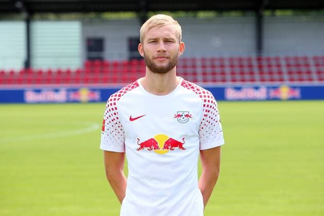 RB Leipzig Fussball Saison 2017-18 Leipzig, 15.07.2017, Fußball, DFL, GER, Porträttermin 2017 2018. , RB LEIPZIG , Im Bild: Konrad Laimer. ,