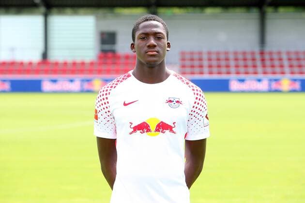 RB Leipzig Fussball Saison 2017-18 Leipzig, 15.07.2017, Fußball, DFL, GER, Porträttermin 2017 2018. , RB LEIPZIG , Im Bild: Ibrahima KonatŽ Konate. ,