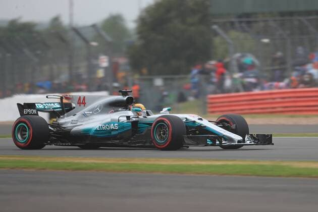 July 15th 2017, Silverstone, Northamptonshire, England; British Formula One Grand Prix, qualification sessions day; Lewis Hamilton - Mercedes AMG Petronas F1 W08 EQ Energy+ xOctanex  ActionPlus11901887
