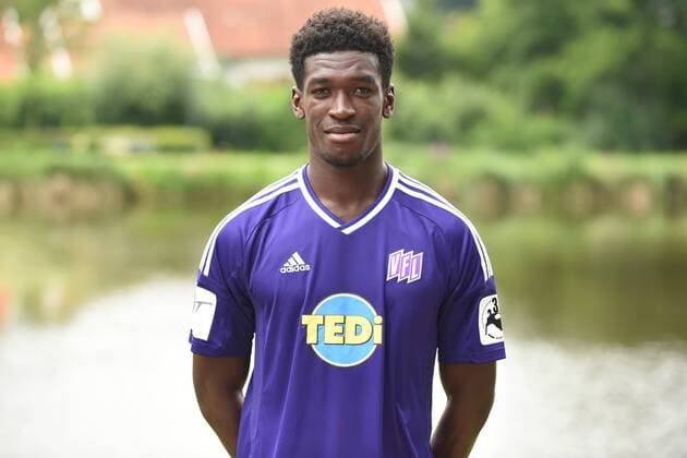 Fußball 3. Liga, Porträttermin 2017 2018, Porträttermin VfL Osnabrück am 14.07.2017 im See und Sporthotel in Ankum Kwasi Okyere Wriedt (Osnabrueck) MT