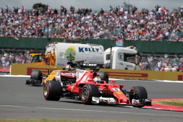 British Grand Prix, Silverstone 13 - 16 July 2017 16.07.2017 - Race, Sebastian Vettel (GER) Scuderia Ferrari SF70H 