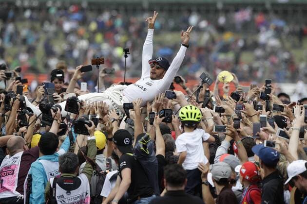 Motorsports: FIA Formula One World Championship WM Weltmeisterschaft 2017, Grand Prix of Great Britain, 44 Lewis Hamilton (GBR, Mercedes AMG Petronas F1 Team), Silverstone Great Britain xHOCHxZWEIx