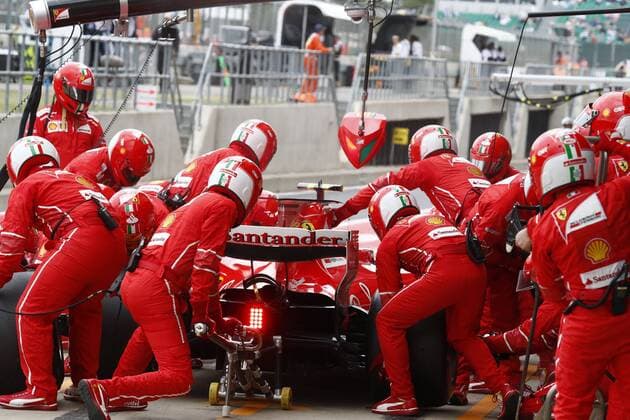 Motorsports: FIA Formula One World Championship WM Weltmeisterschaft 2017, Grand Prix of Great Britain, 7 Kimi Raikkonen (FIN, Scuderia Ferrari), Silverstone Great Britain xHOCHxZWEIx