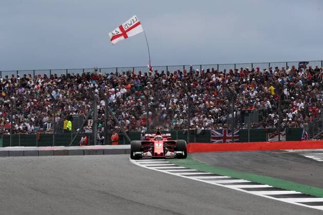 British Grand Prix, Silverstone 13 - 16 July 2017 16.07.2017 - Race, Kimi Raikkonen (FIN) Scuderia Ferrari SF70H