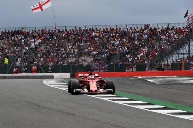 British Grand Prix, Silverstone 13 - 16 July 2017 16.07.2017 - Race, Sebastian Vettel (GER) Scuderia Ferrari SF70H